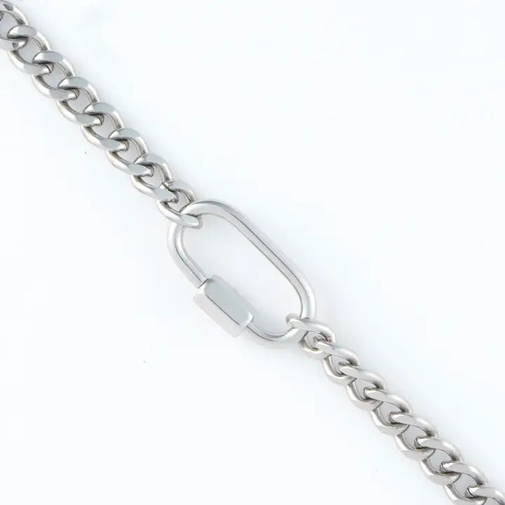 16" Functional Carabiner Necklace Narelle Waterproof Jewelry