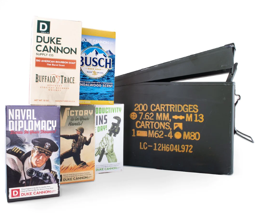 MILITARY AMMO CASE with Soap GIFT SET (WWII) - Duke Cannon
