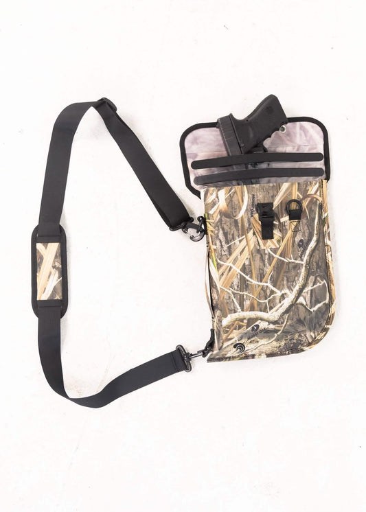 Mossy Oak - Auto-Sealing, Waterproof, Floating, Scent Proof Universal Pistol / Utility Dry Bag by Dry Pocket Apparel