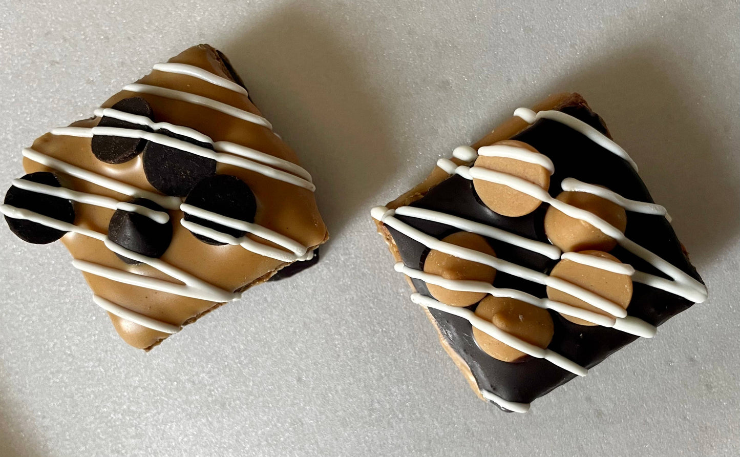 Peanut butter & Carob chip dog treat truffles - YumYum4DOGS