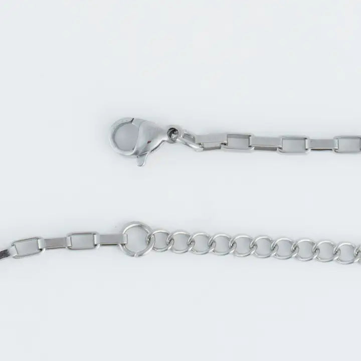 18" Box Chain Necklace Narelle Waterproof Jewelry