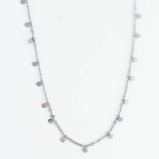16" Disc Chain Necklace Narelle Waterproof Jewelry
