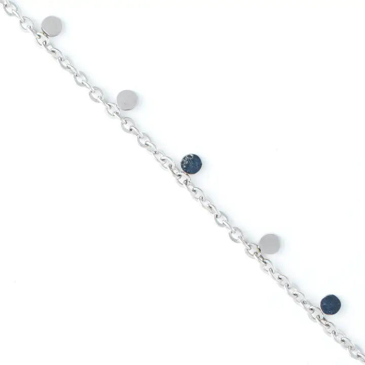 16" Disc Chain Necklace Narelle Waterproof Jewelry