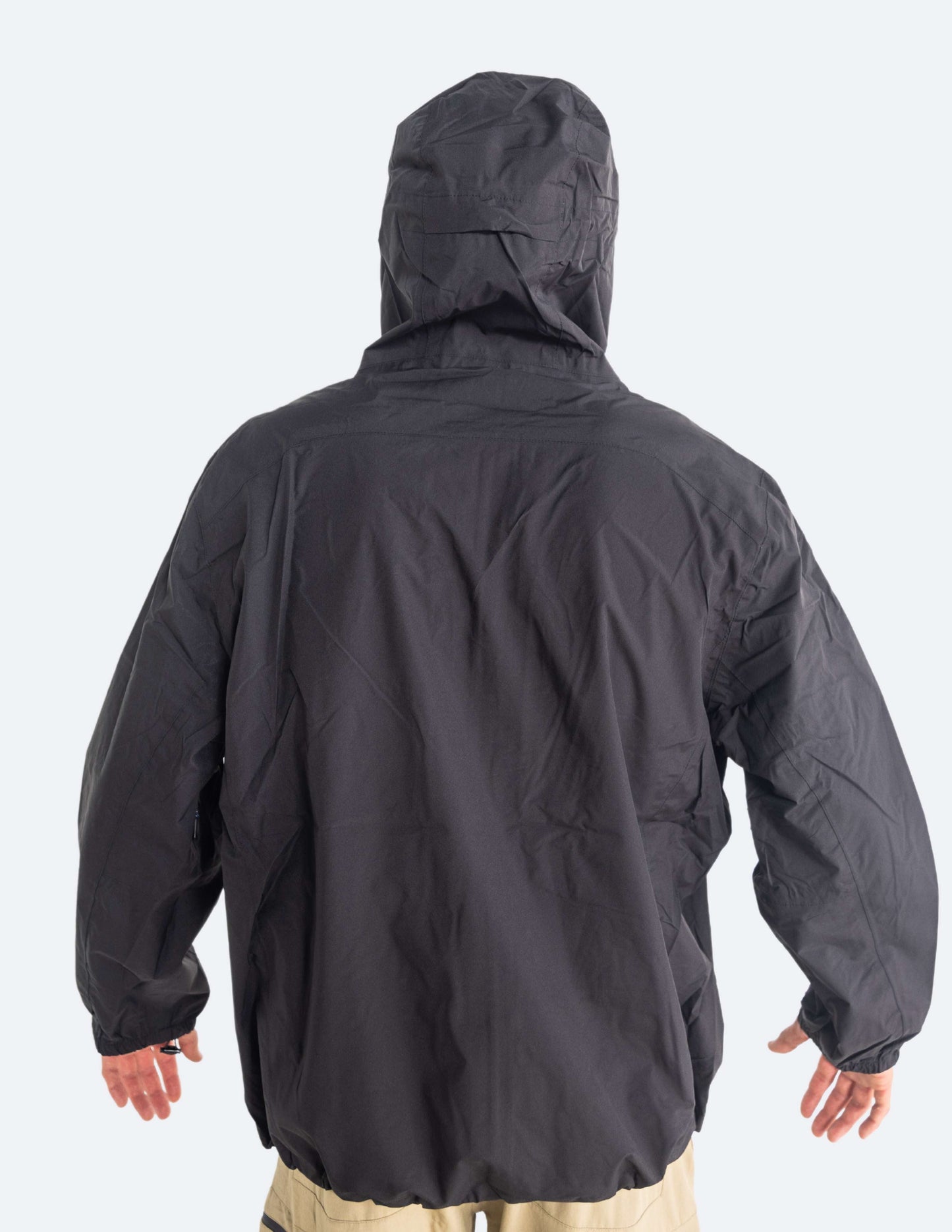 Black Fin - Waterproof Pocket Rain Jacket by Dry Pocket Apparel
