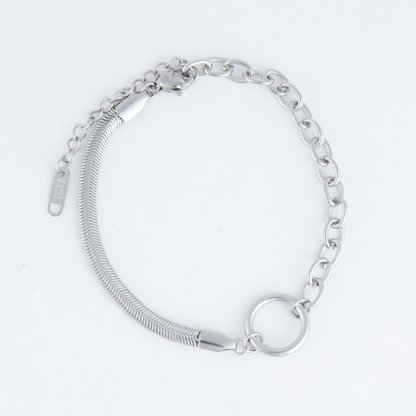 Narelle Waterproof Cable & Snake Chain Bracelet