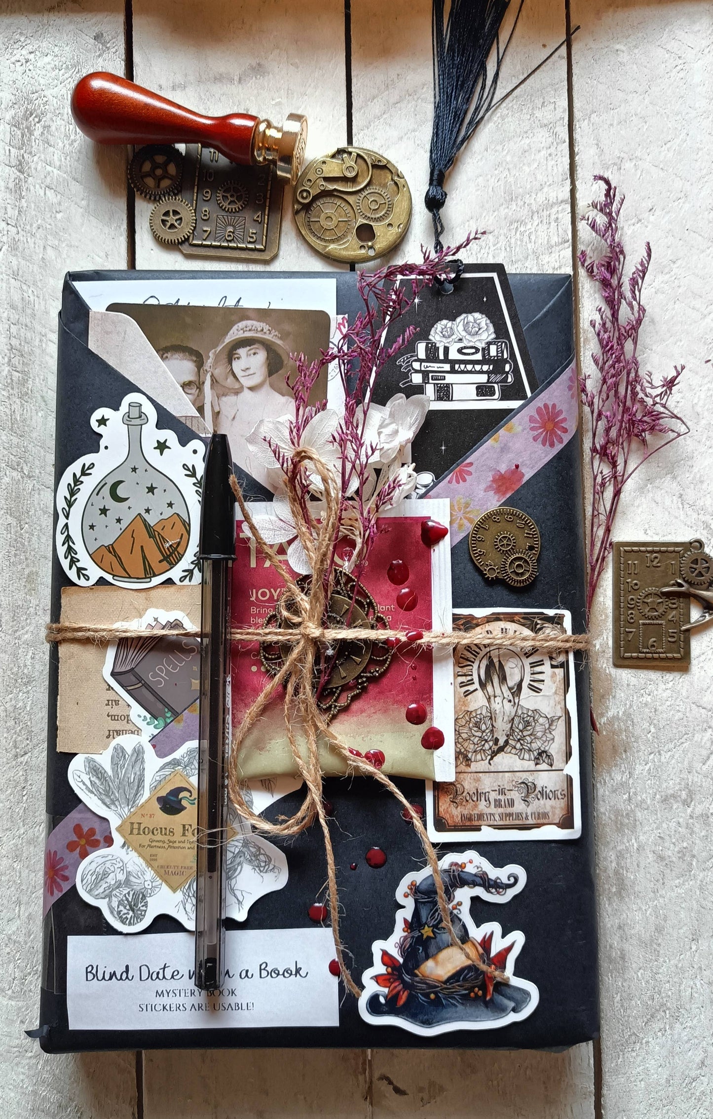 The Enchanted Envelope & Bookmobile - Gothic | Witchy | Blind Date Books | Mix of New & PreLoved
