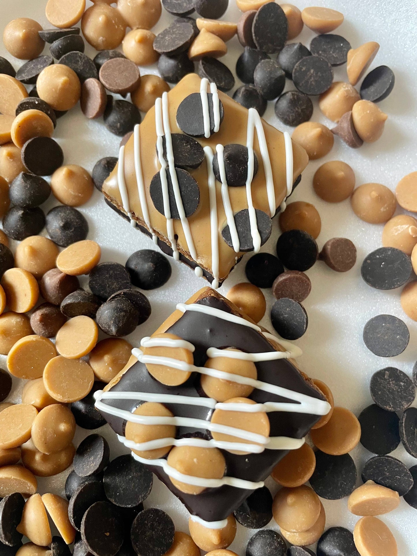 Peanut butter & Carob chip dog treat truffles - YumYum4DOGS