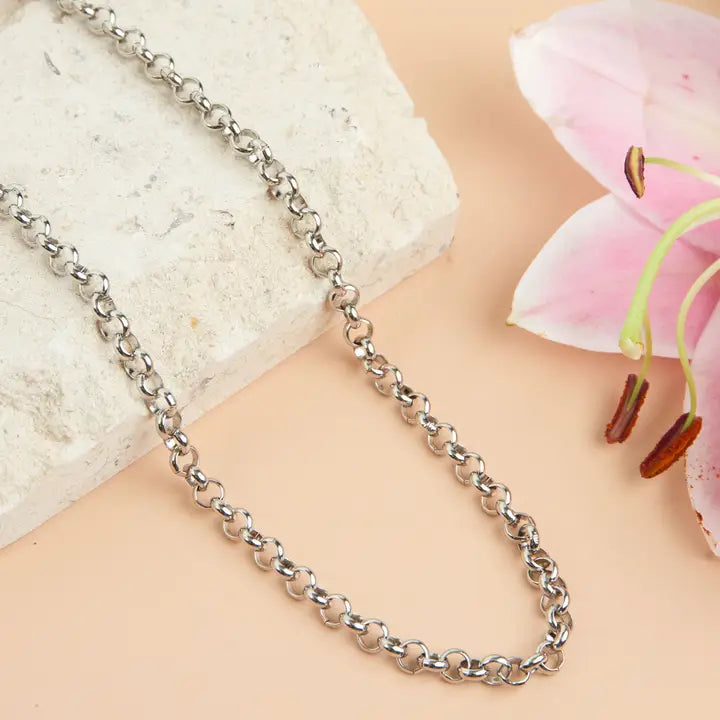 18" Cable Chain Necklace Narelle Waterproof Jewelry