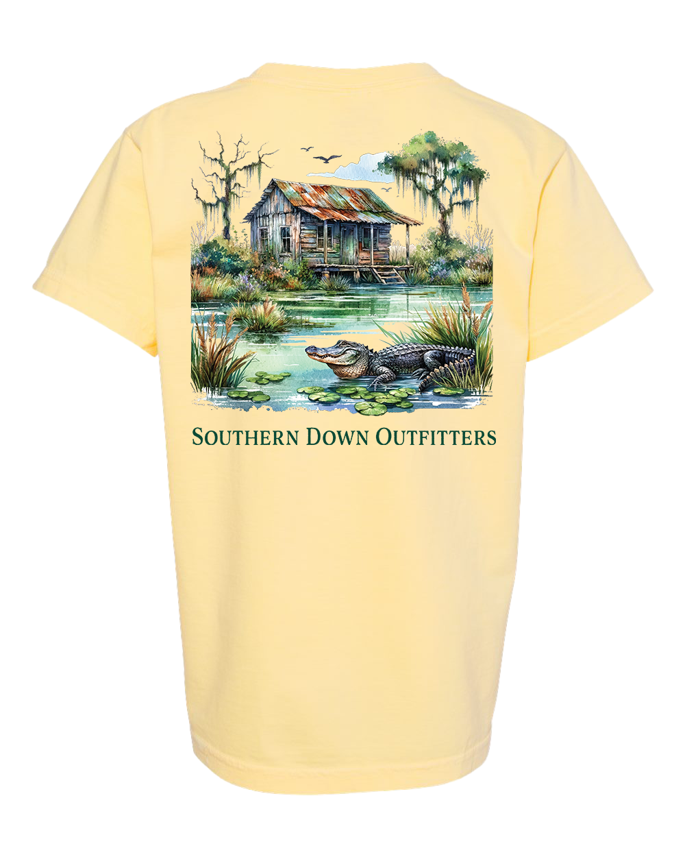 Swamp Shack Youth Southern Down Outfitters Short Sleeve Tee