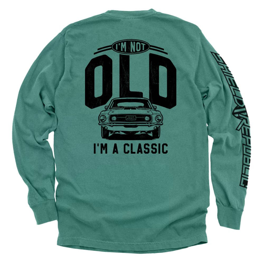 Shield Republic - I'm Not Old I'm a Classic (69 Mustang) Men's T-Shirt