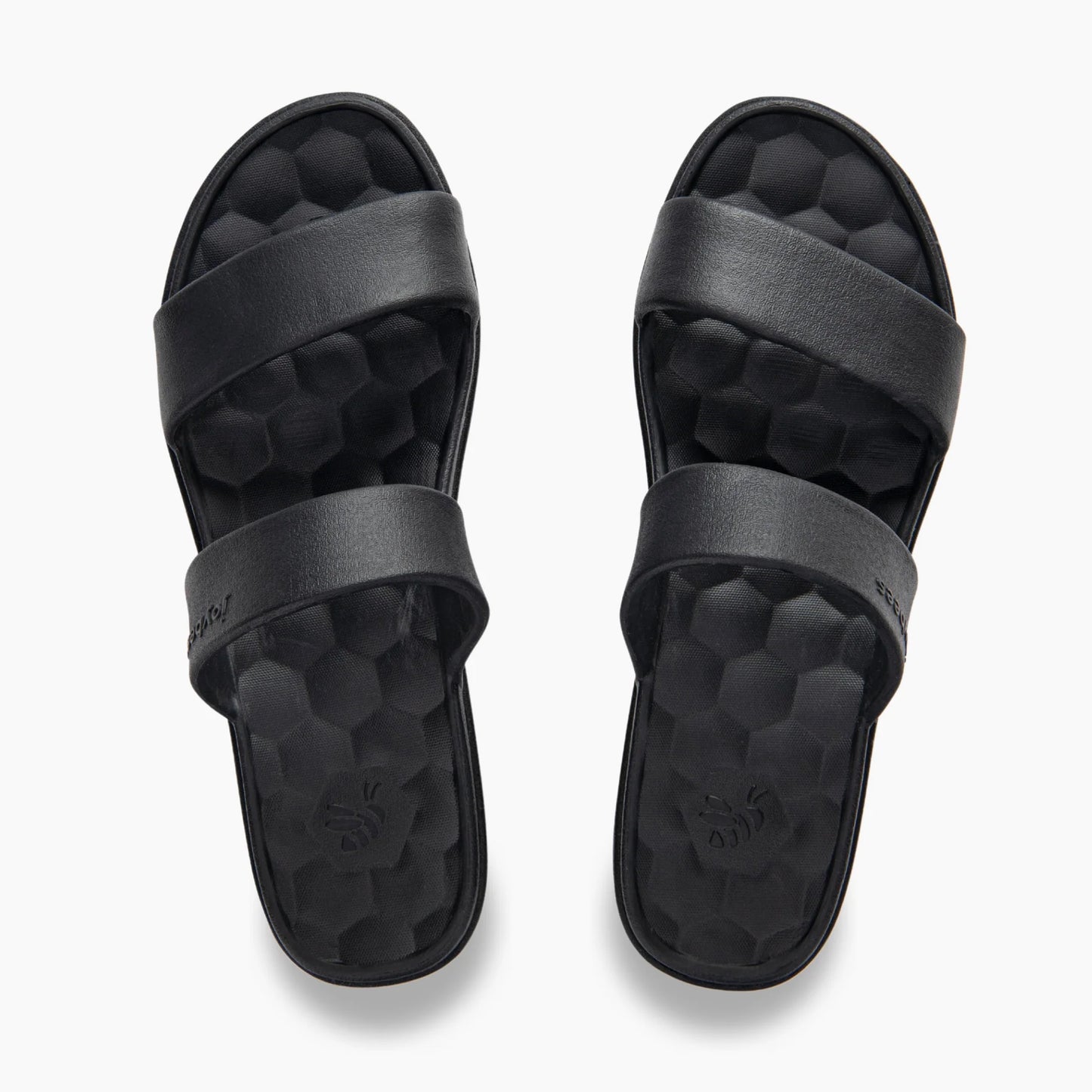 Women's Cute Black Black Joybees Sandal Size W7
