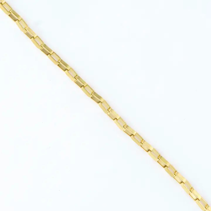 18" Box Chain Necklace Narelle Waterproof Jewelry