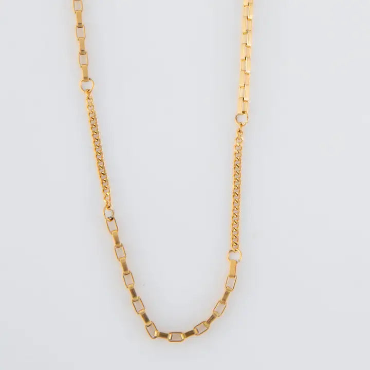 Multi Box Chain Necklace Narelle Waterproof Jewelry