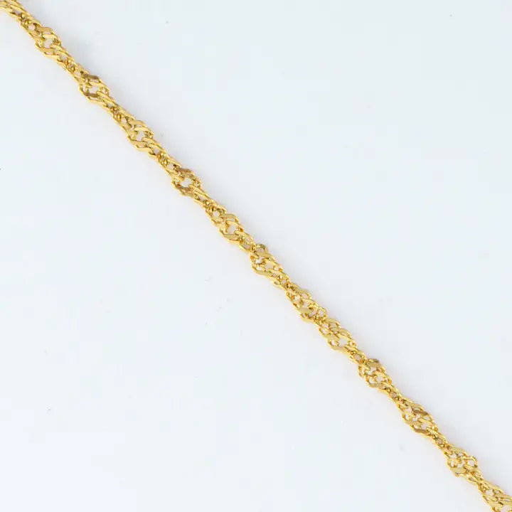 Twisted Chain Necklace Narelle Waterproof Jewelry