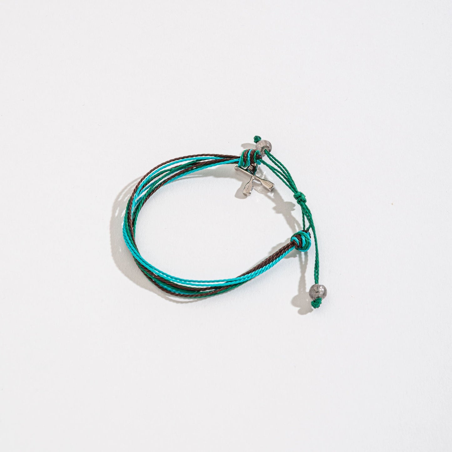 Nautical Themed Charm Threaded Bracelet