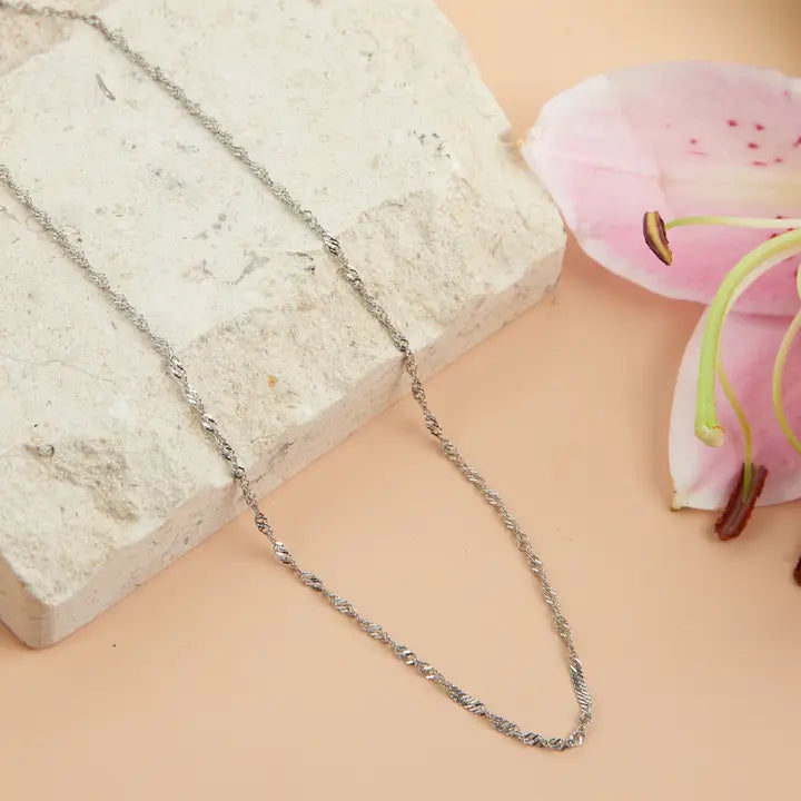Twisted Chain Necklace Narelle Waterproof Jewelry
