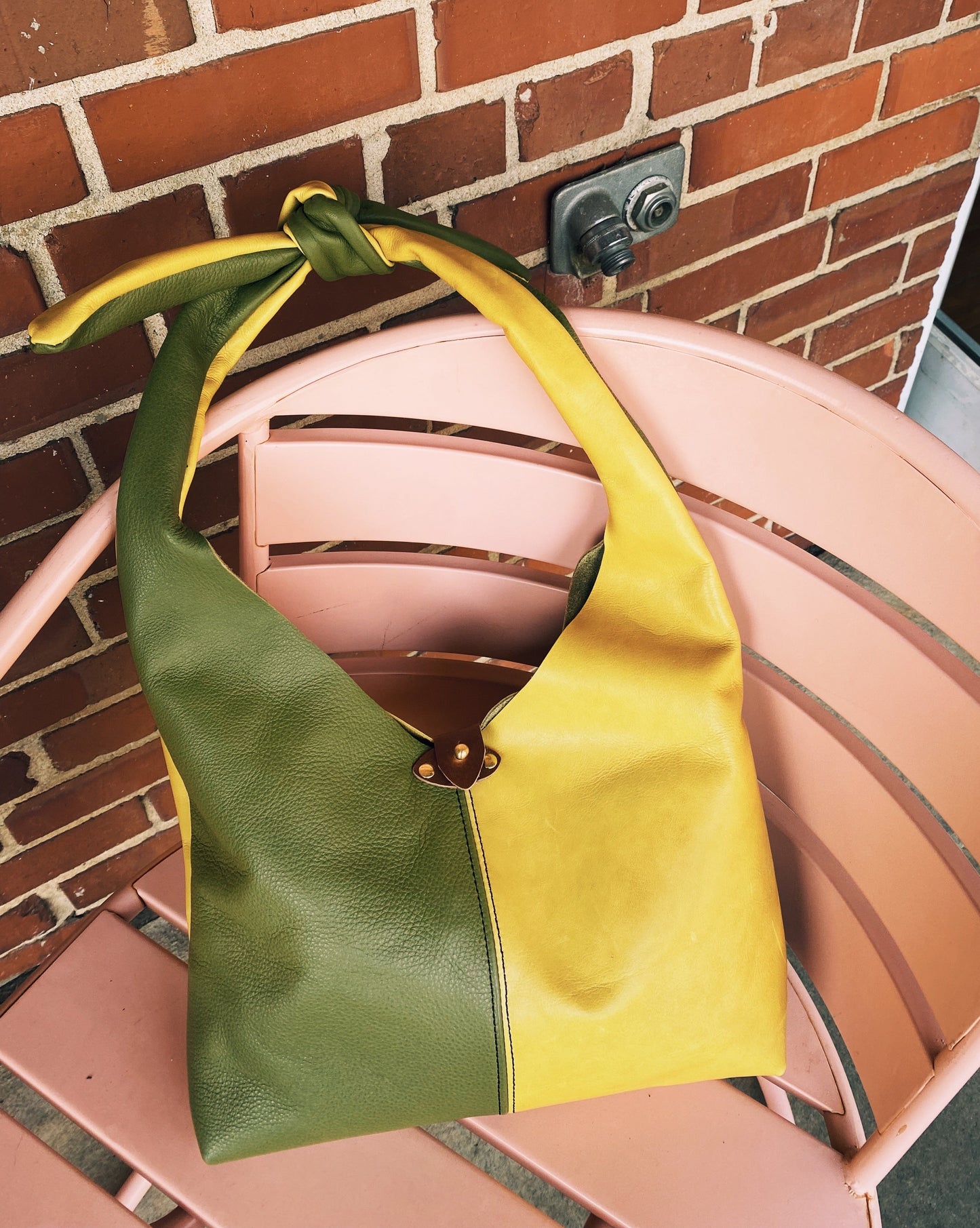 The Knotted Market Leather Tote Vol. 1