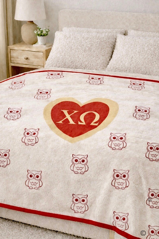 SC - ETA 5/20 - Chi Omega Luxury Blanket