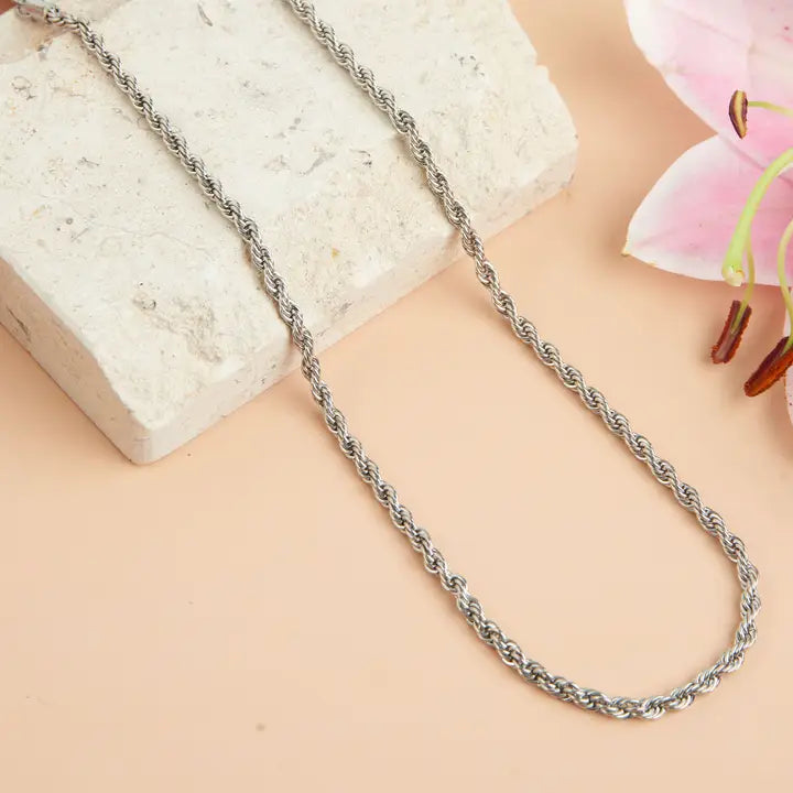 18" Rope Chain Necklace Narelle Waterproof Jewelry