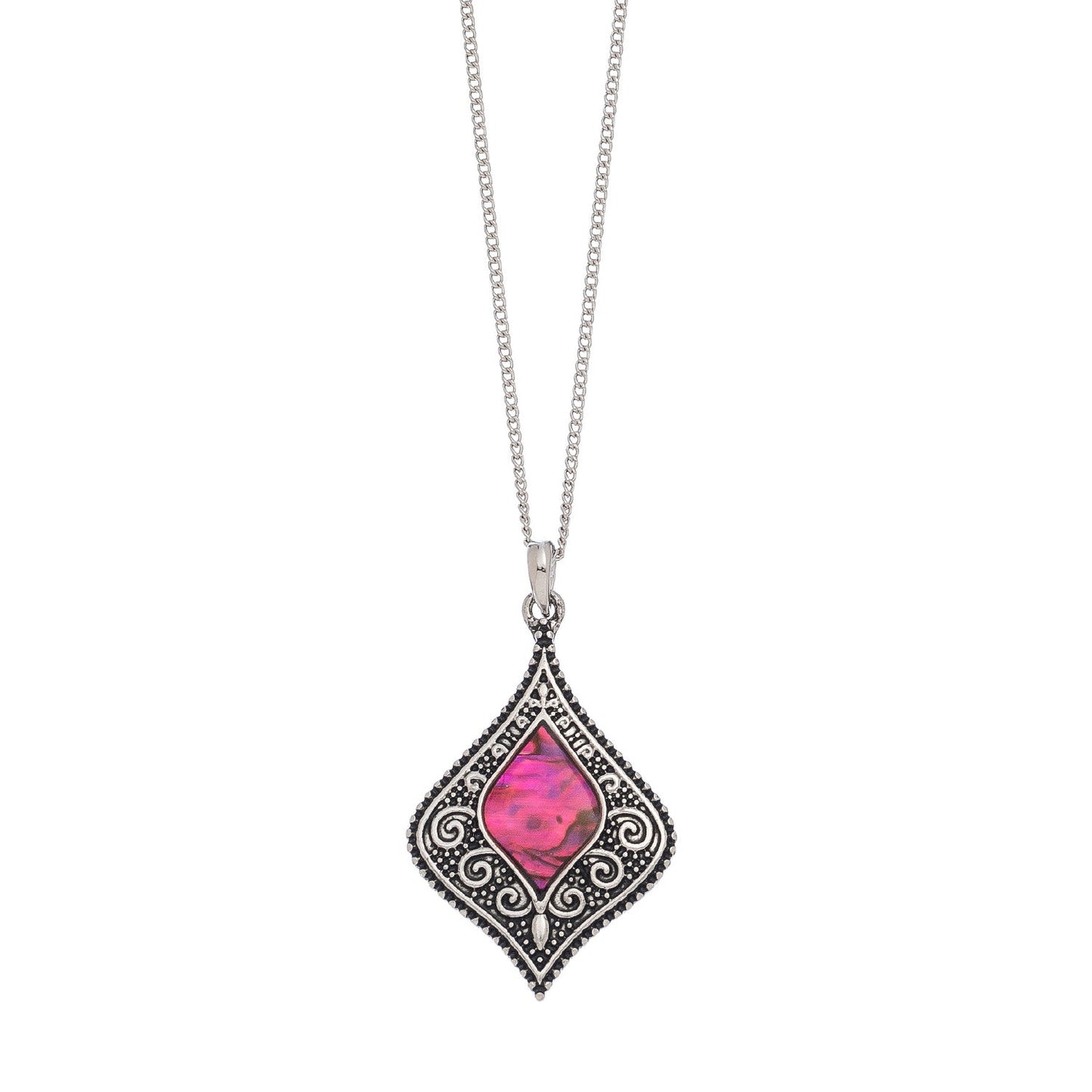 Abalone Dainty Pendant Necklace