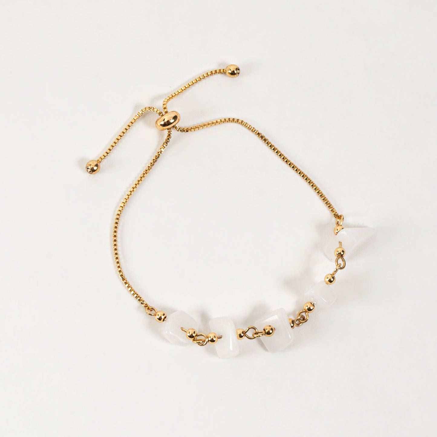 Lali Genuine Stone Adjustable Bolo Bracelet