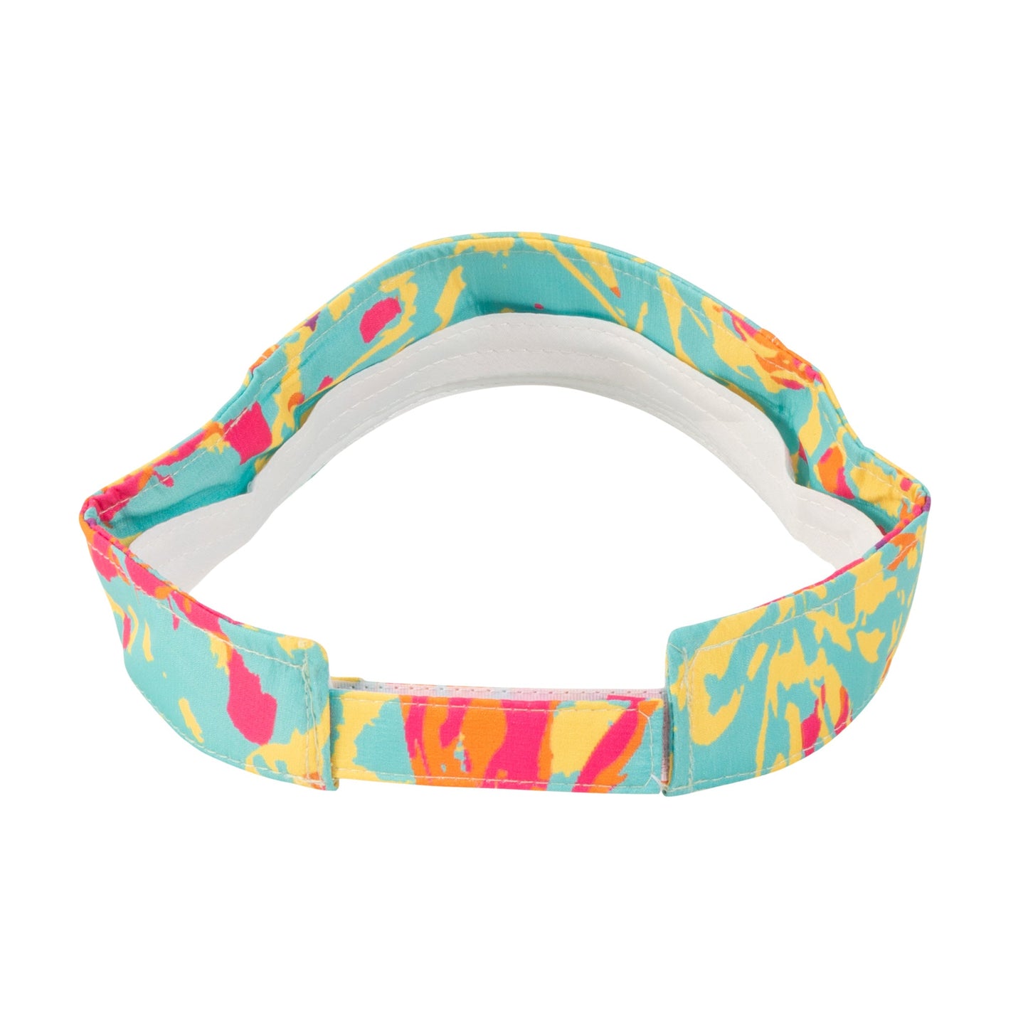 Stella Floral Print Adjustable Sun Visor