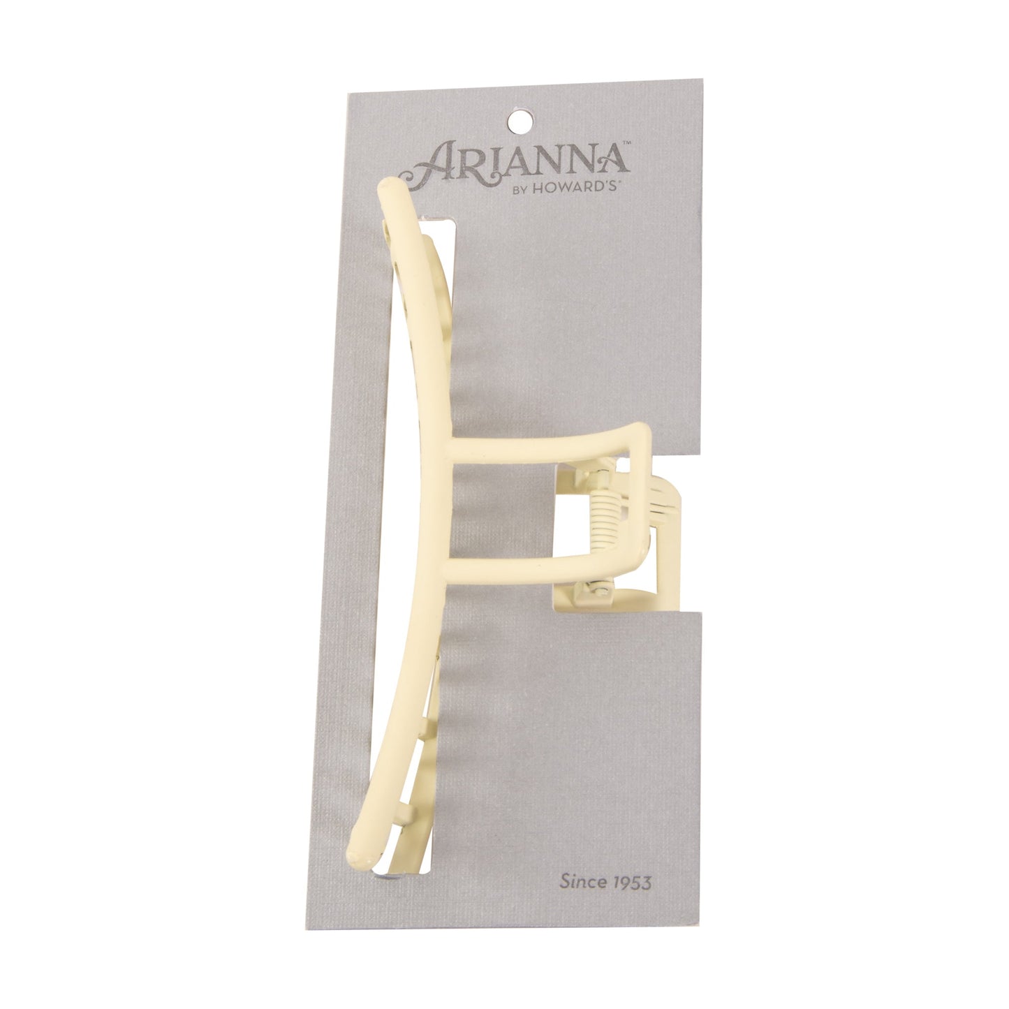 Curved Matte Metal Hair Claw Clip