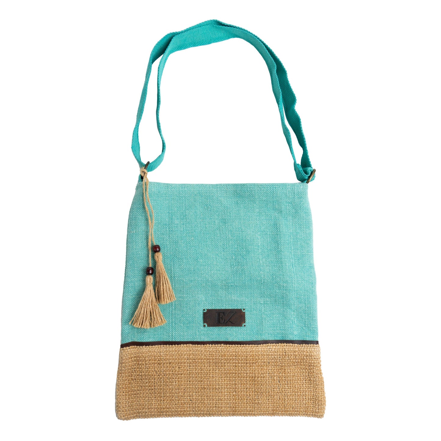 Kiara Jute Cross-body Adjustable Strap Handbag