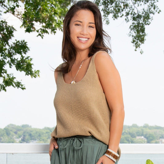 Capri Scoop Neck Sleeveless Tank Top