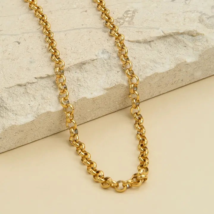 18" Cable Chain Necklace Narelle Waterproof Jewelry