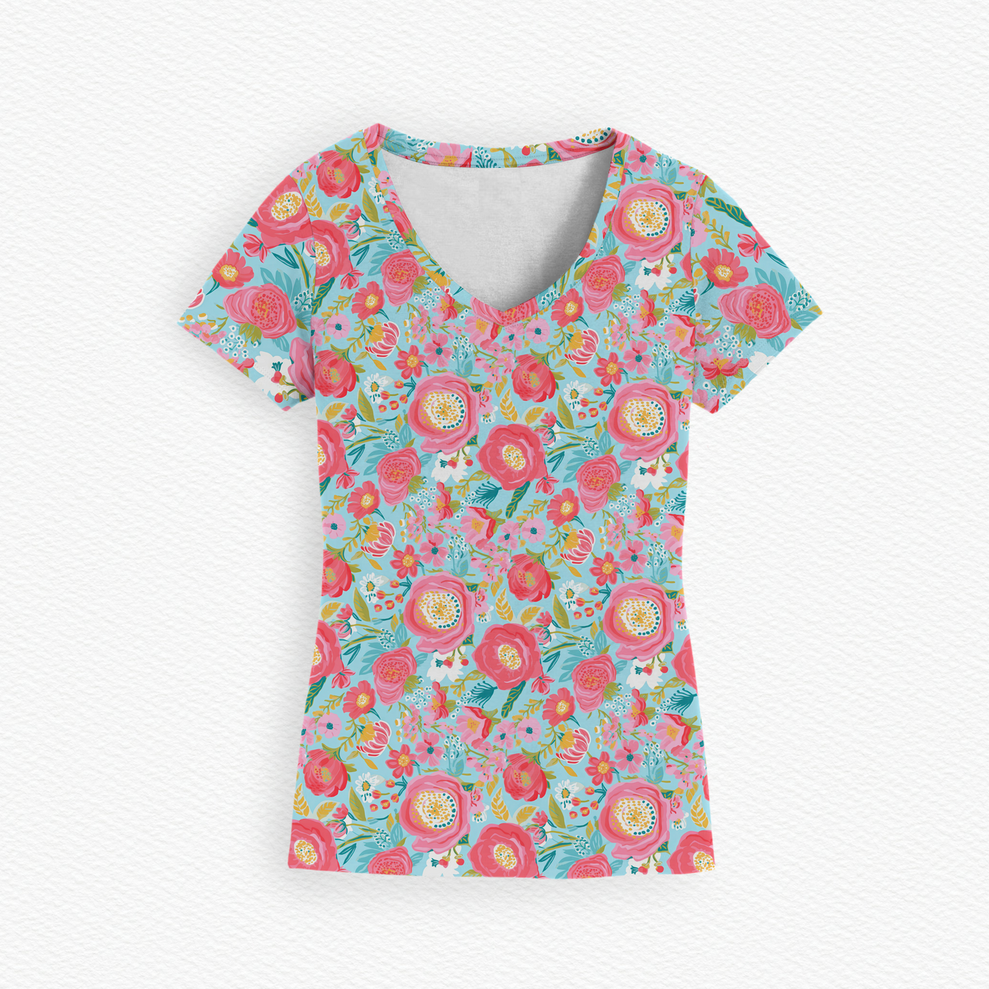 Girly Pop Mama V - Women's V-neck Top