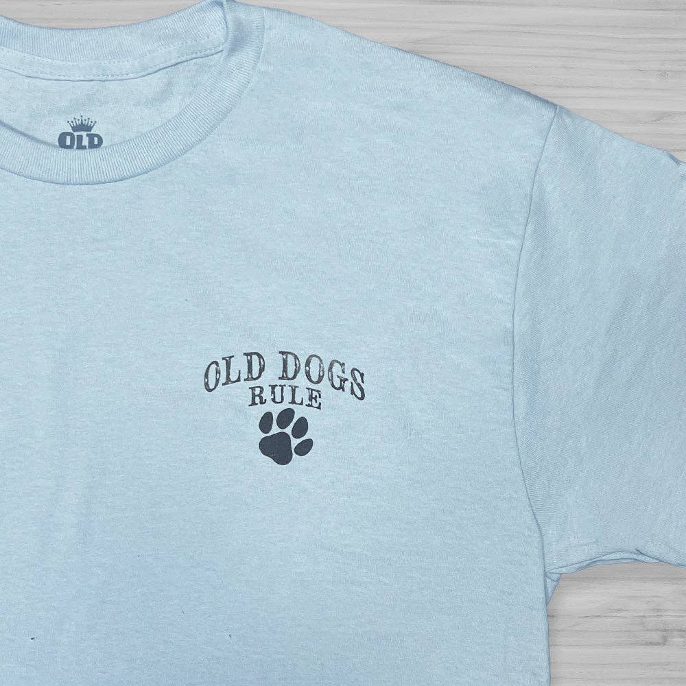 Old Guys Rule - Old Dogs Rule - O-Fish-Ally Men's T-Shirt