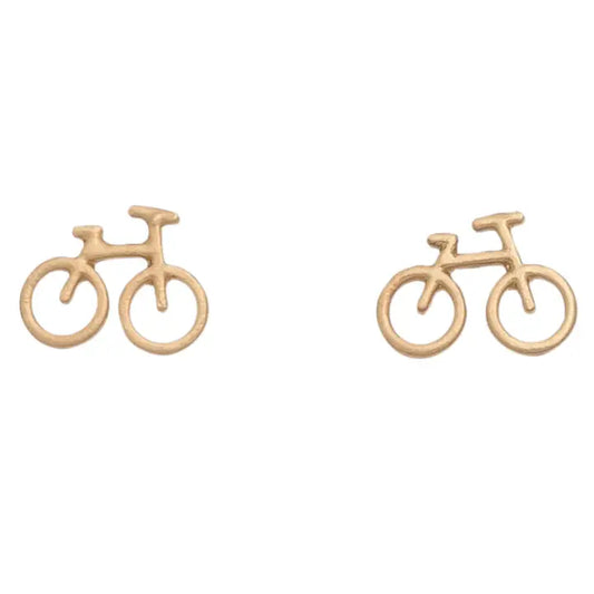 Bicycle Stud Buds Earrings by Howards Nickel Free