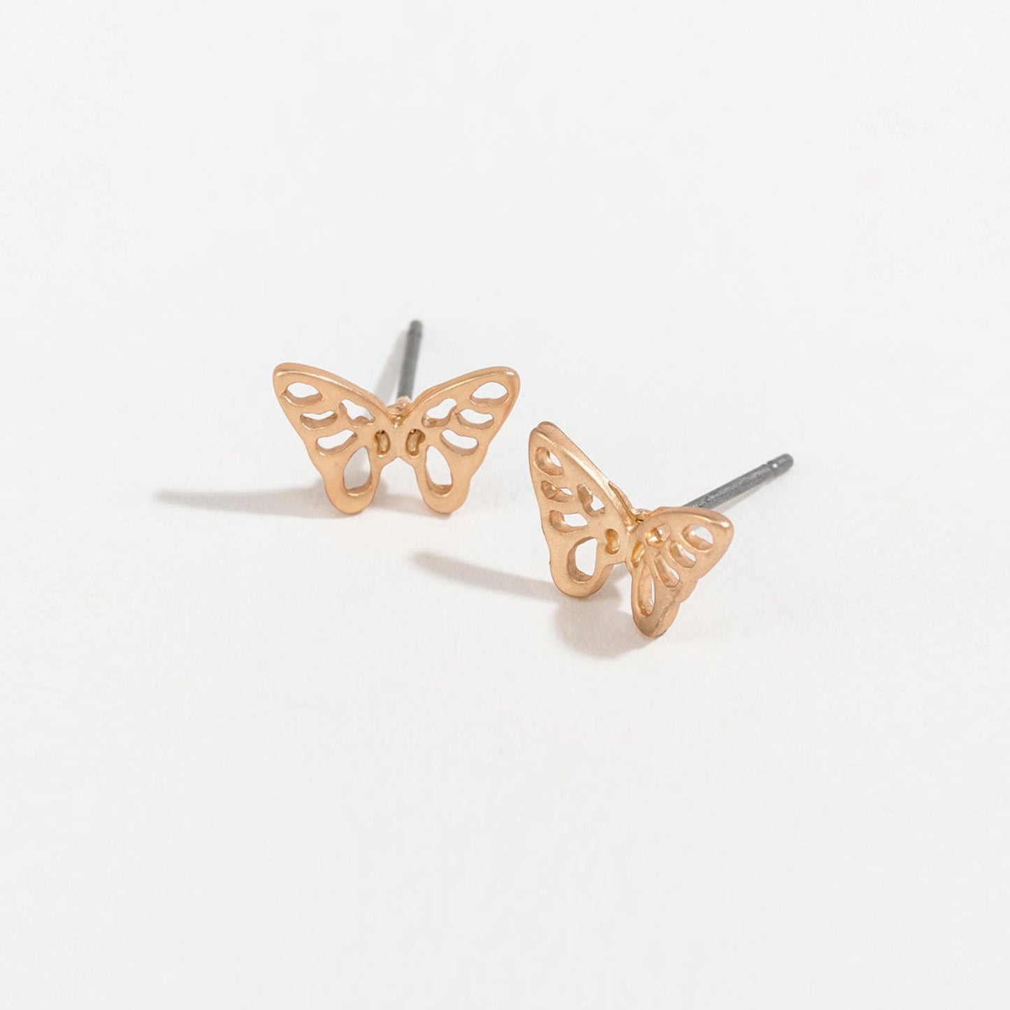 Stud Buds Gold Butterfly Stud Earrings