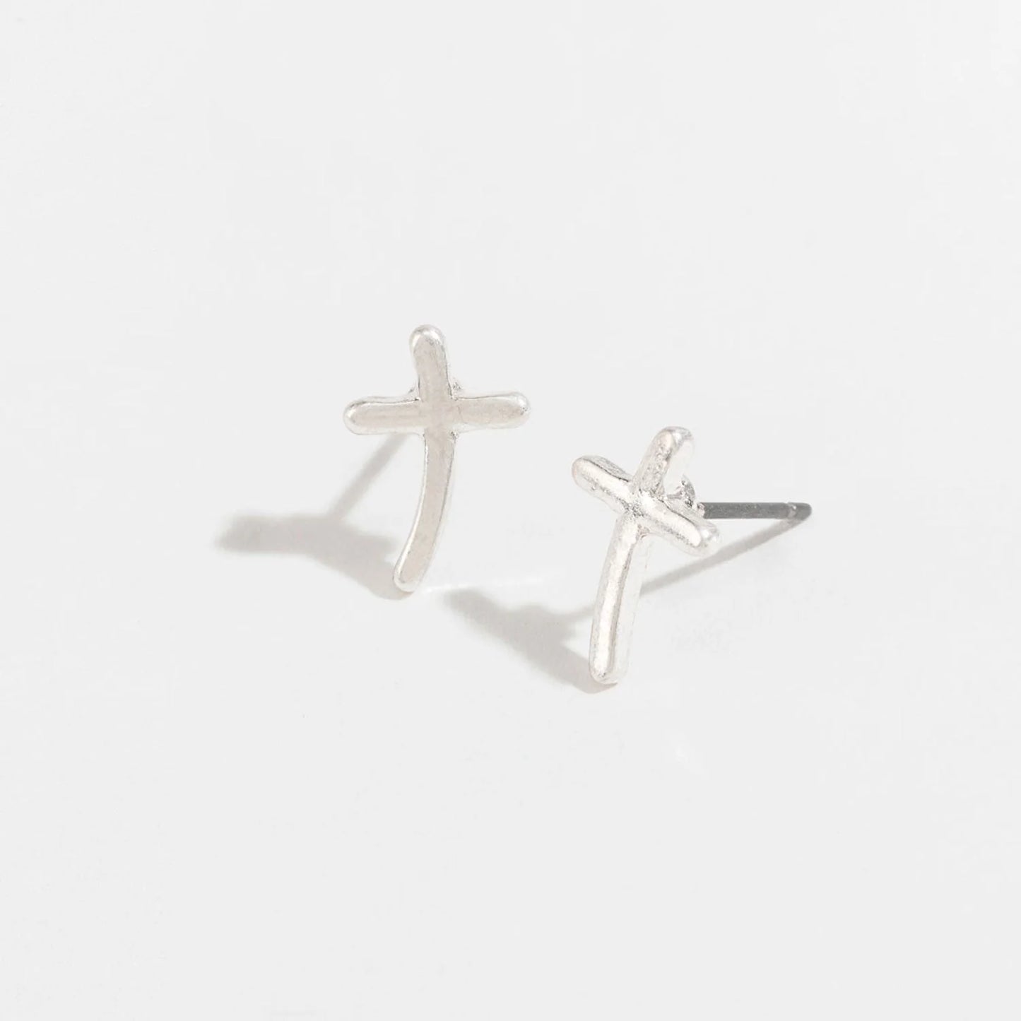 Cross Stud Buds Earrings by Howard's