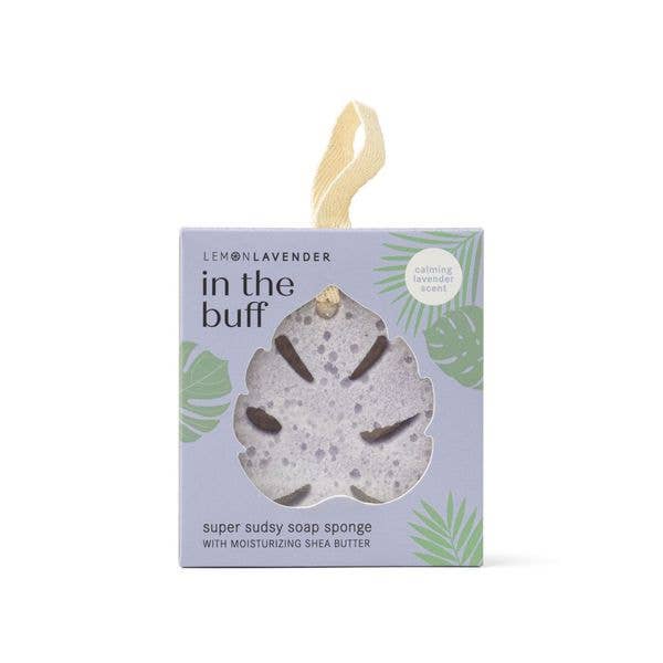 In The Buff Super Sudsy Soap Sponge - Lemon Lavender