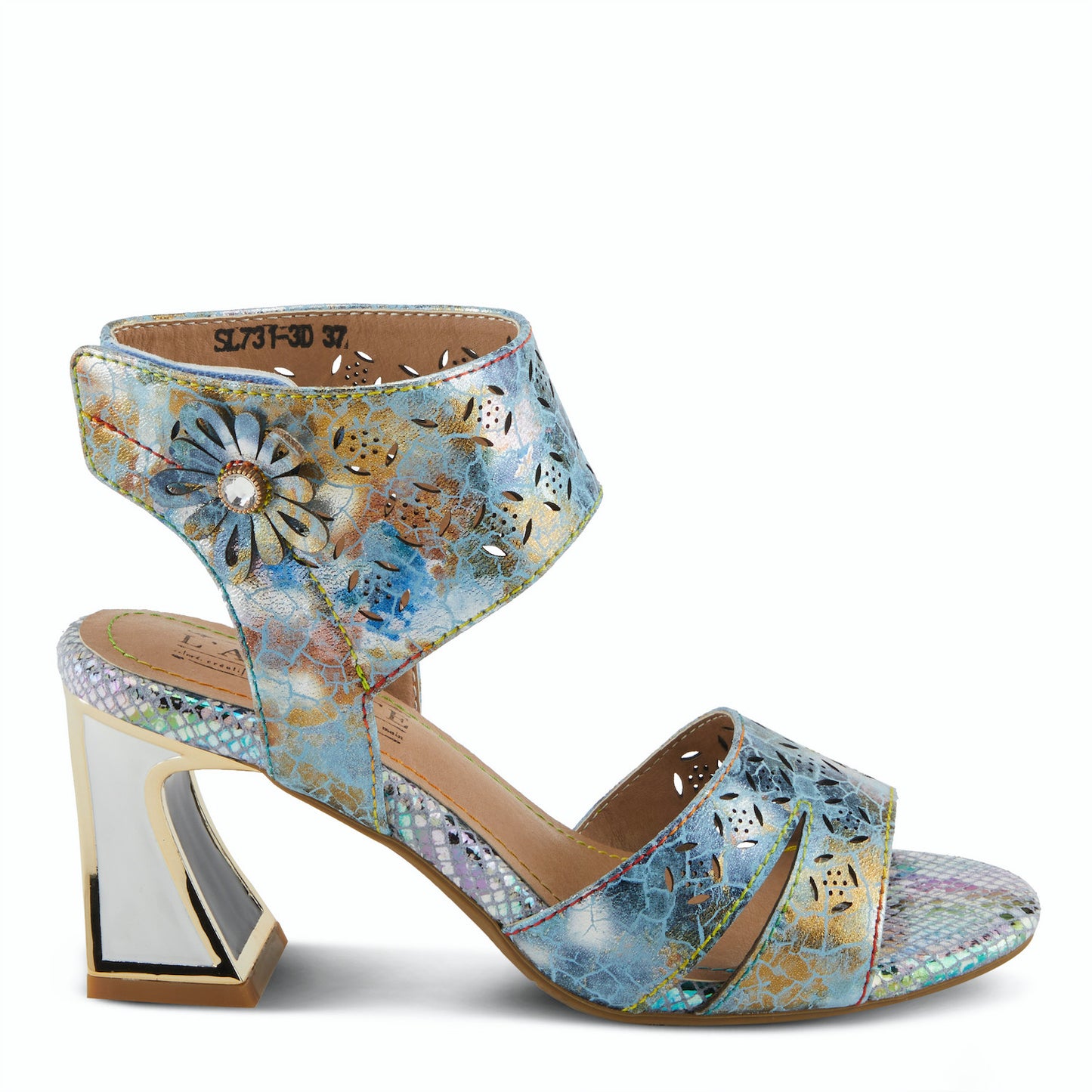 Poster Metal Blue Multi Leather by Spring Step