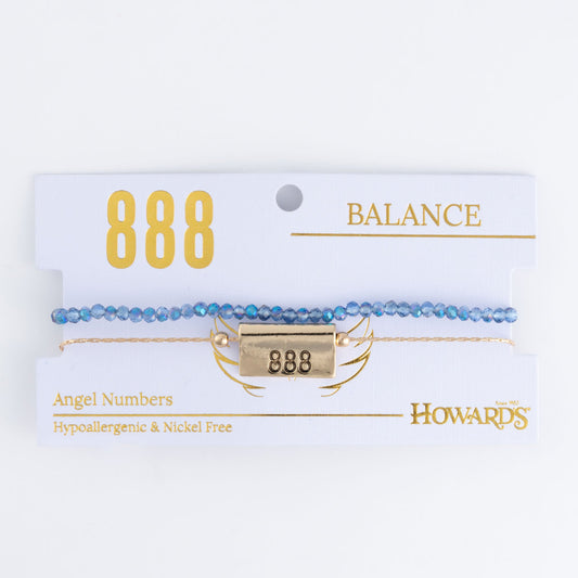 888 Balance Angel Numbers Bracelet