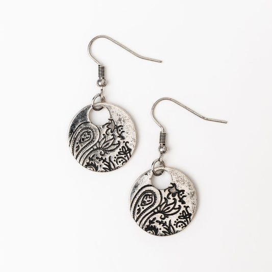 Norah Mandala Drop Earrings