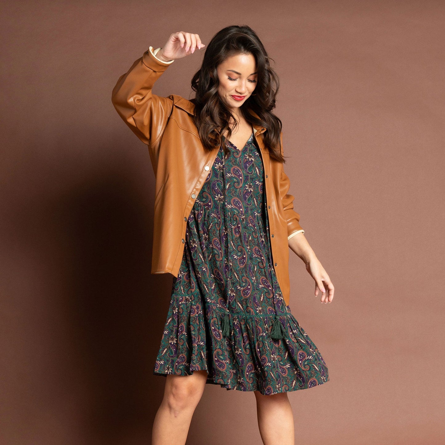 Joie Tiered Mini Dress