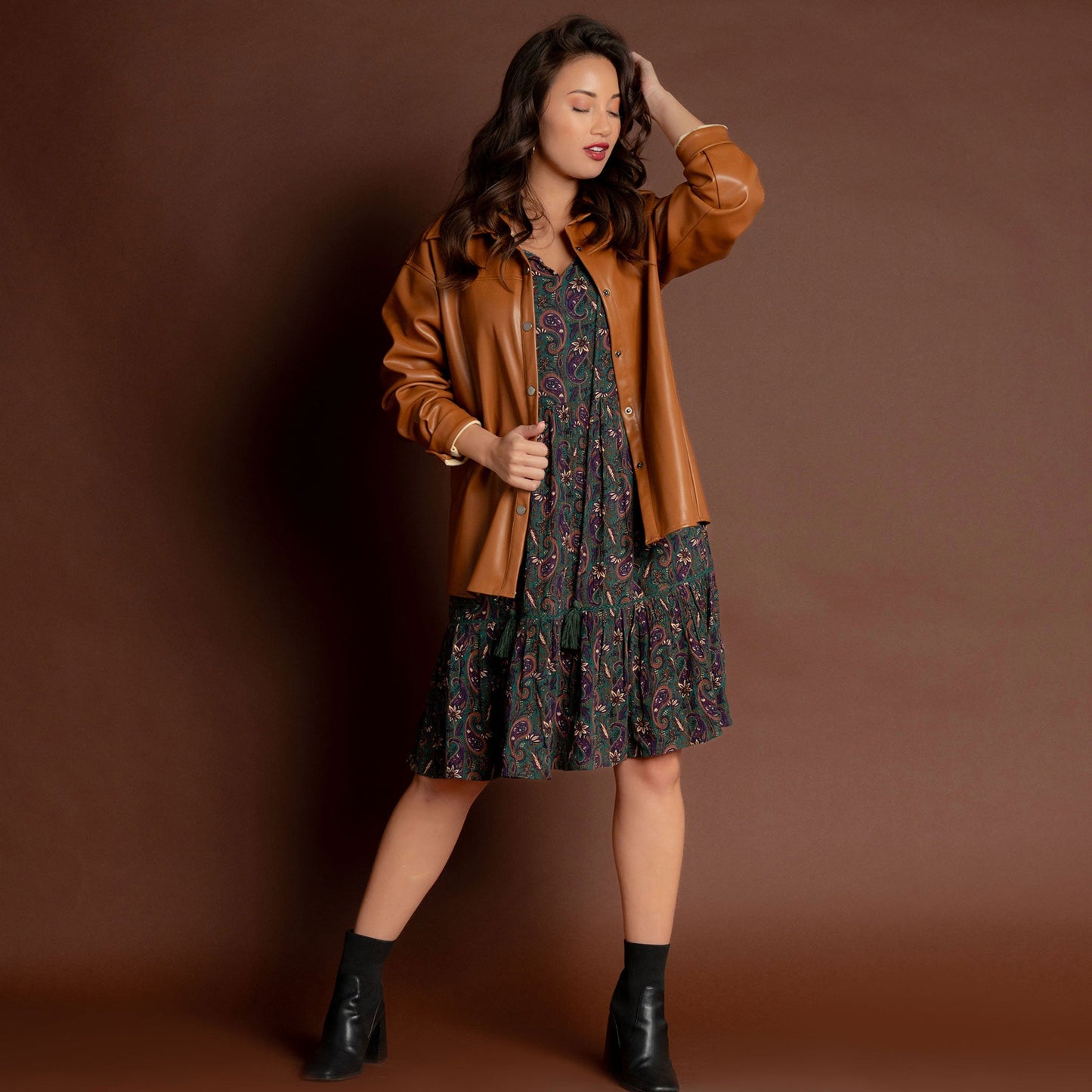 Joie Tiered Mini Dress
