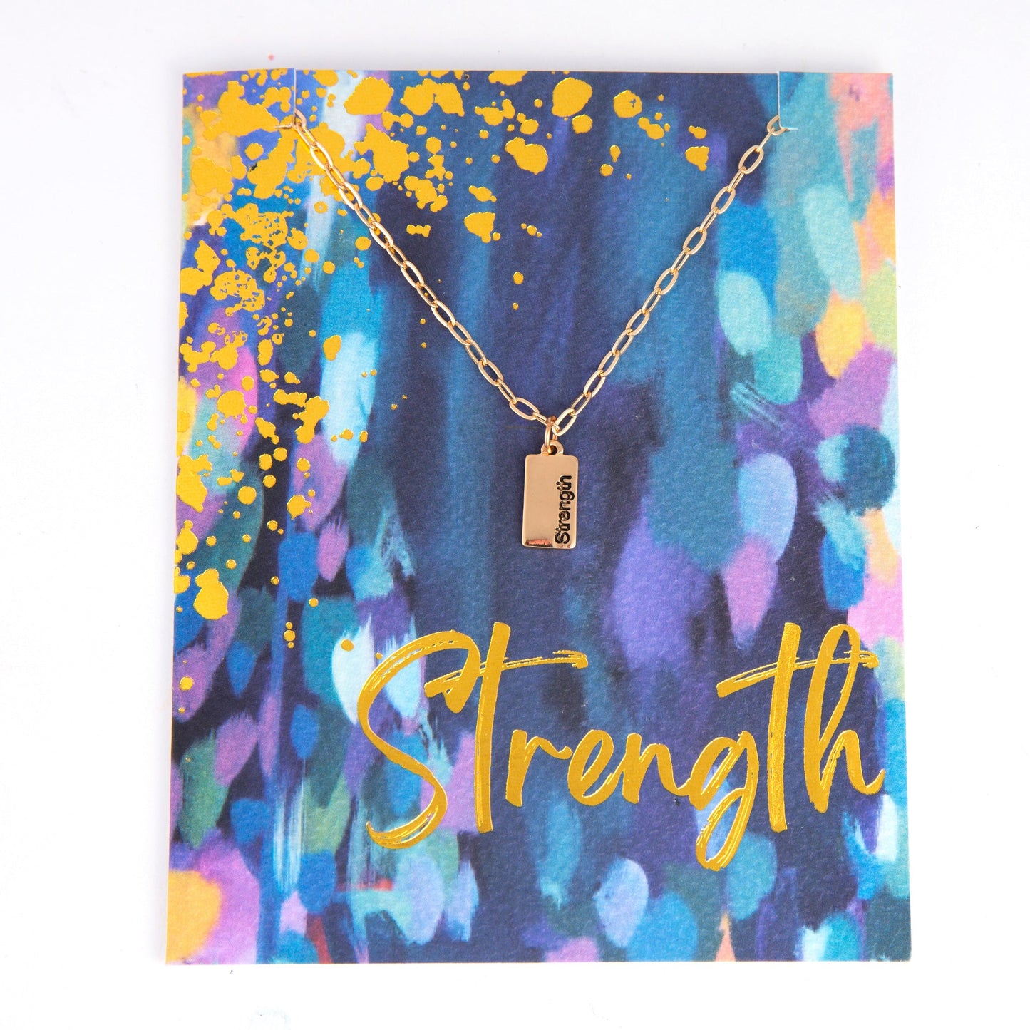 Amira Strength Greeting Card with Pendant Necklace
