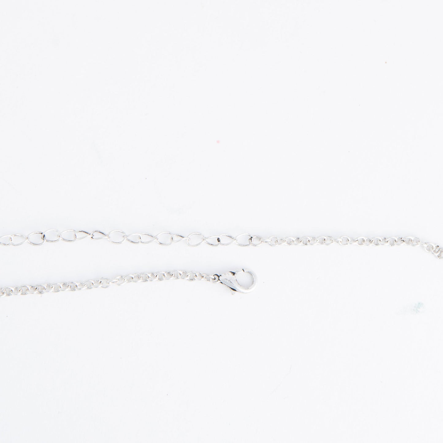 Zenni Engraved Antique Silver Moon 18" Pendant Necklace