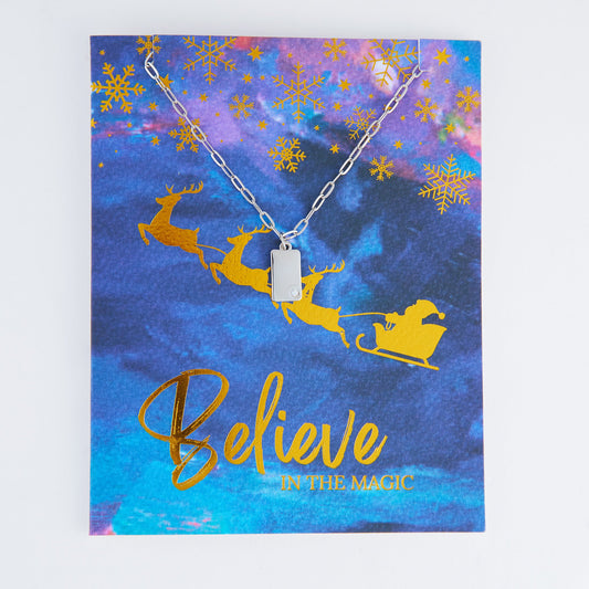 Amira Believe Greeting Card with Pendant Necklace