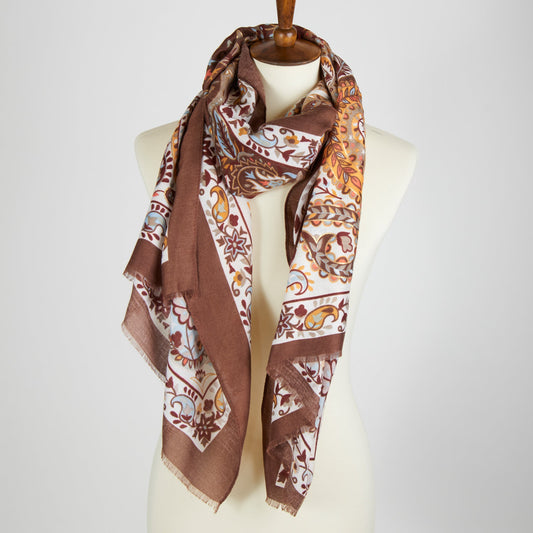 Amina Paisley Lightweight Fashion Scarf