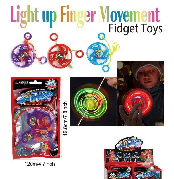 Light up Finger Movement Fidget Toy Mystery Pick