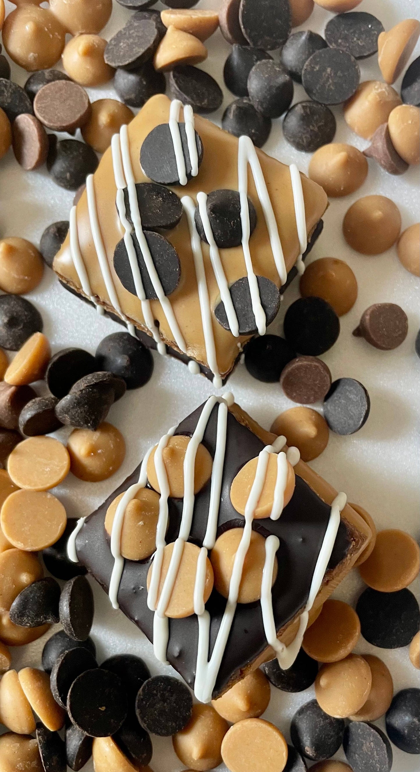 Peanut butter & Carob chip dog treat truffles - YumYum4DOGS
