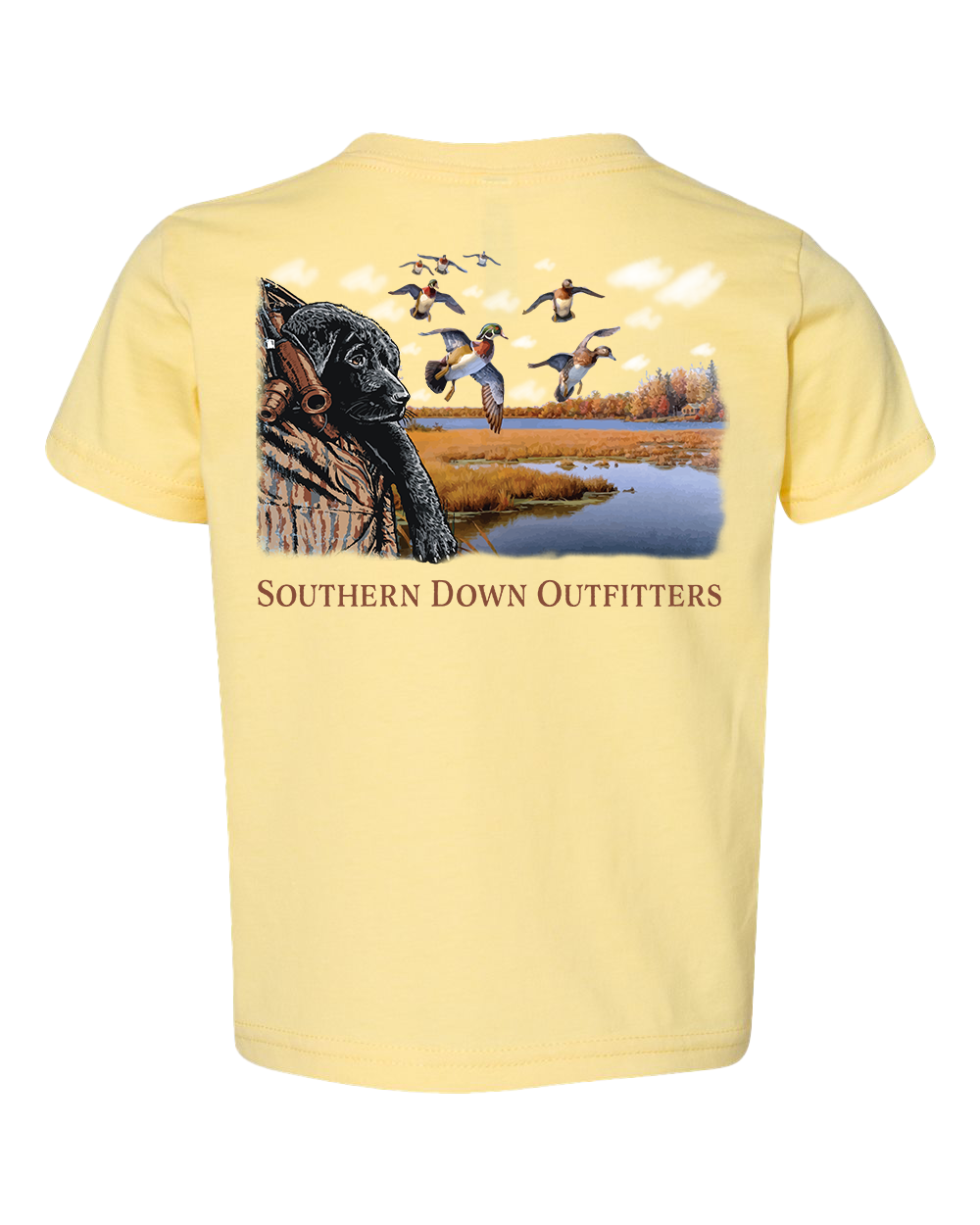 Puppy Woodies Toddler Southern Down Outfitters Short Sleeve Tee