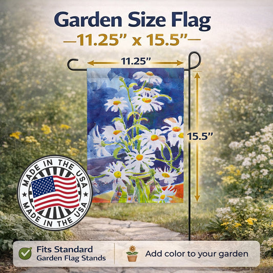 Flowers - Daisy Garden Flag – Decorative Outdoor Yard Flag