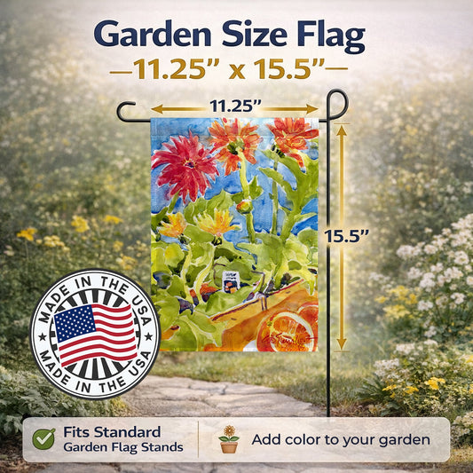 Flower - Gerber Daisies Garden Flag – Decorative Outdoor Yard Flag